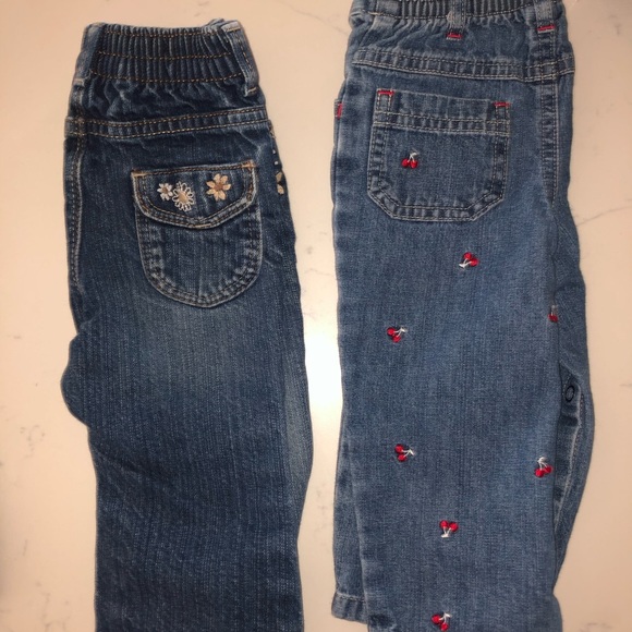 OshKosh B'gosh Other - Vintage baby bundle jeans 12M Oshkosh B’gosh and Carter’s